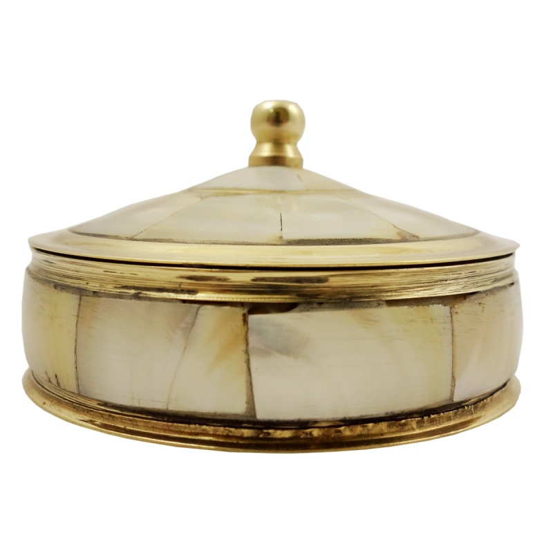 Handicraft Brass Sindoor Box 1 Inch 