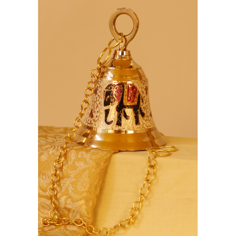 Hanging Bell Brass 5.5 Inch 