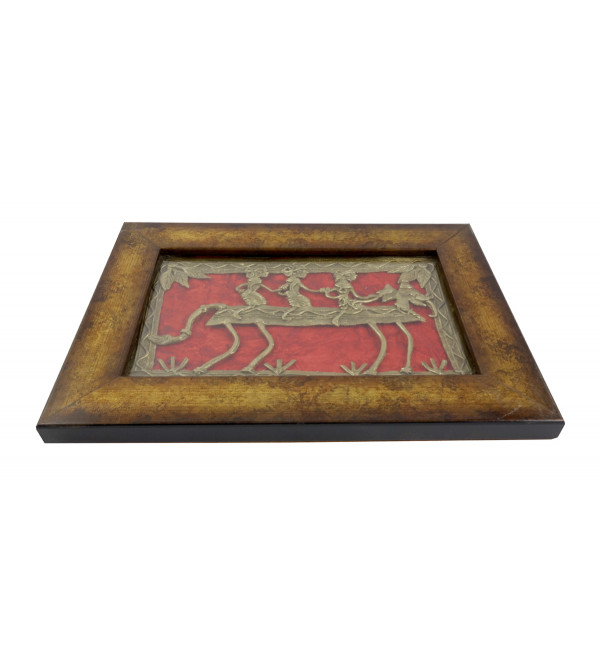 HANDICRAFT DHOKRA PANEL  8X5 INCH 