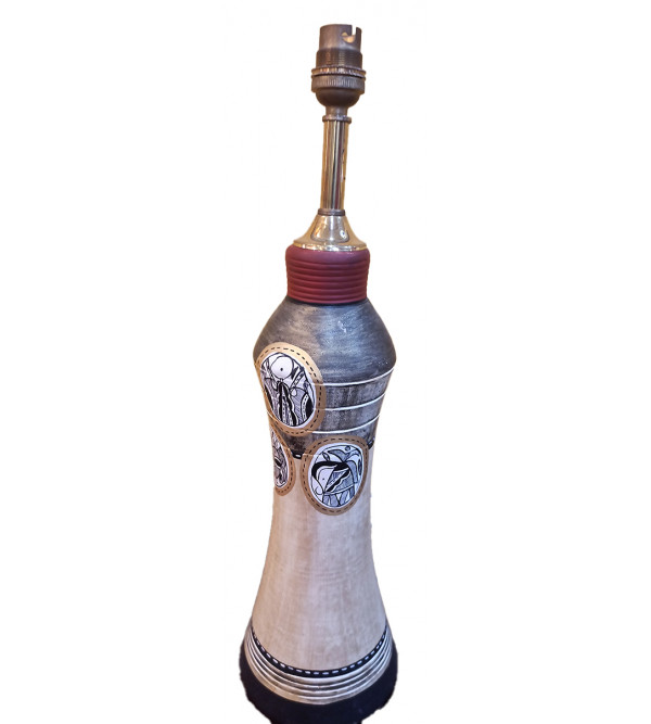 Earthen Handcrafted Lamp Base Without Shade