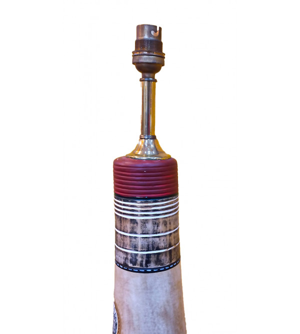 Earthen Handcrafted Lamp Base Without Shade