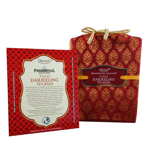 PRESIDENTIAL FLORAL DARJEELING TEA BAGS 50 TB