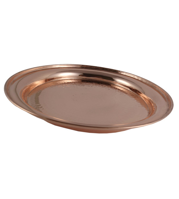 COPPER THALI 12 Inch