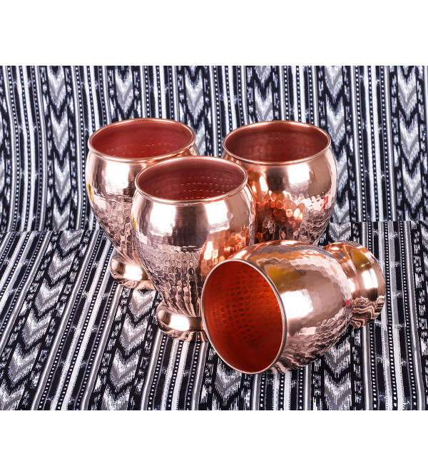 Copper Glass Set 4.5 Inch