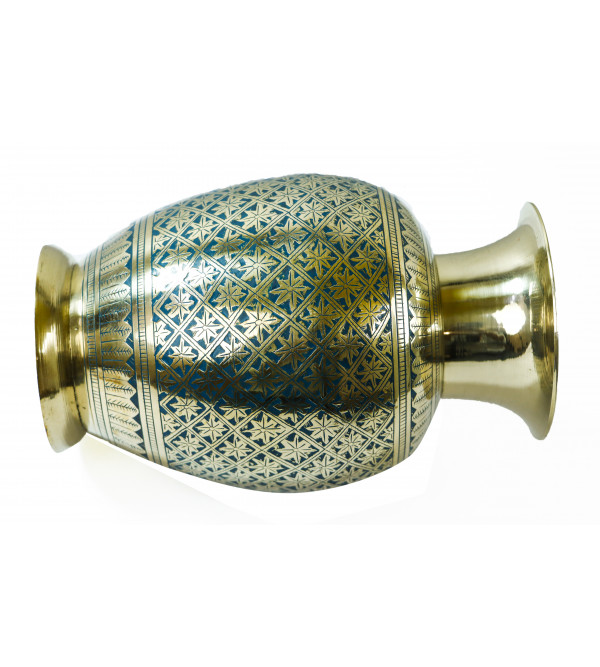 Flower Vase Jar Enamiled Hand Work 8 Inch 750 G