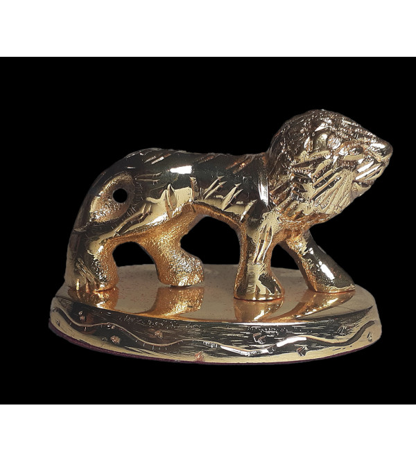 Vintage Lions Brass Lion Figurine Paperweight