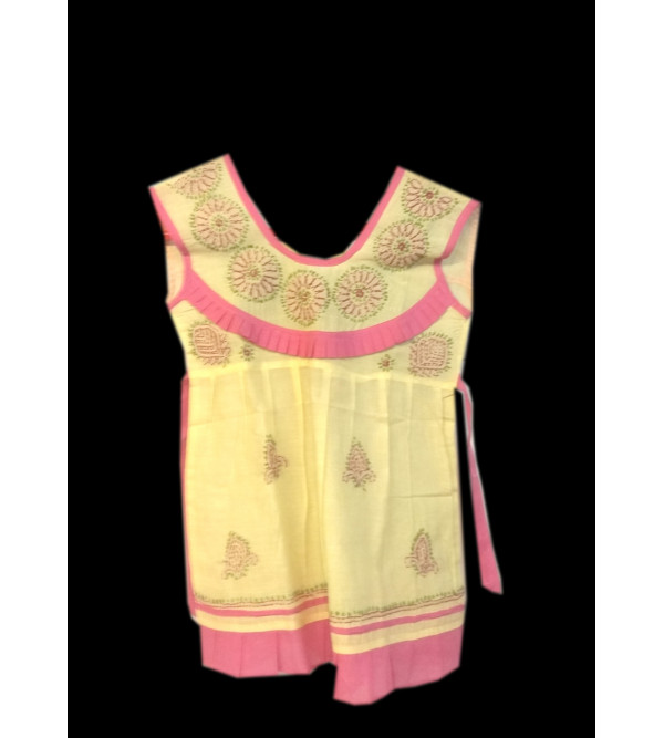 Cotton Handwoven Frock Size 1-2 Year