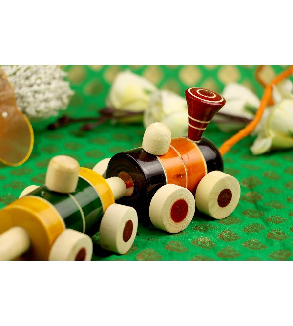 Channapatna lacquerware toys Wooden Toys Long Train 