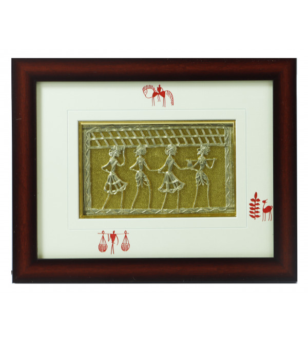 Dhokra Frame 13 X10 Inch and Panel 8x5 Inch 