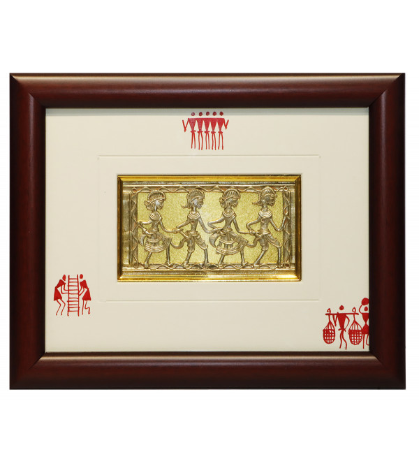 Dhokra Frame 10 X8 Inch and Panel 5 X 3 Inch 