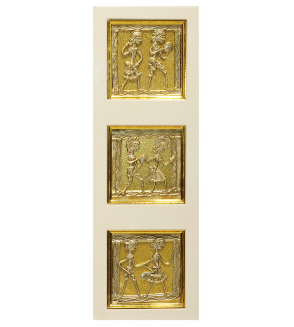 Dhokra Frame 20 X10 Inch and  Panel 4 X 4 Inch 