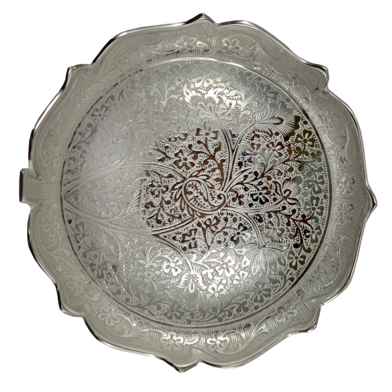 Handicrafat Brass Silver Plated Bowl  