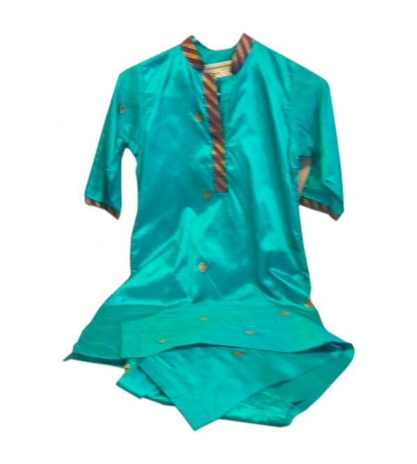 Plain Silk Salwar Kameez Size 6 To 8 Years