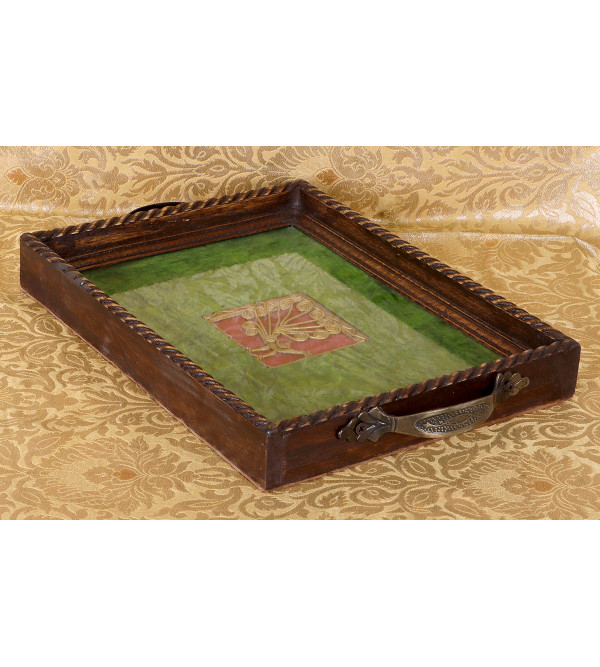 Handicraft Assorted Dhokra Tray Medium 12 X9 Inch