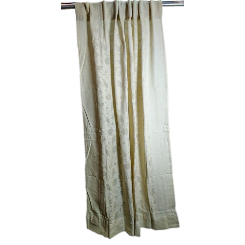 cotton cutwork Handwoven Curtains from Varanasi Size 44x60 Inch