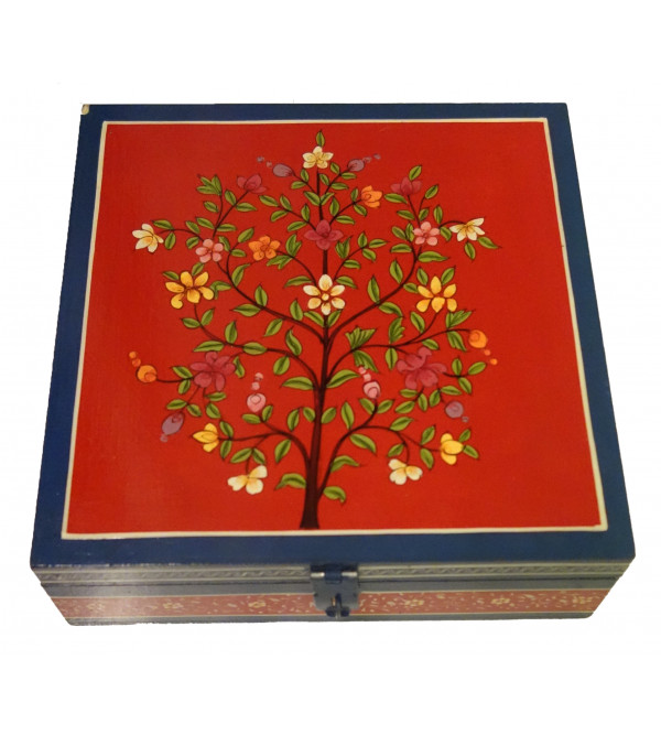 Wooden Hand Painted Box