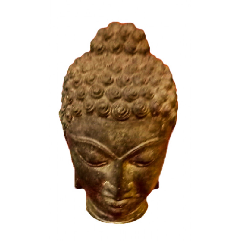 Budda Head Black Stone 8 Inch