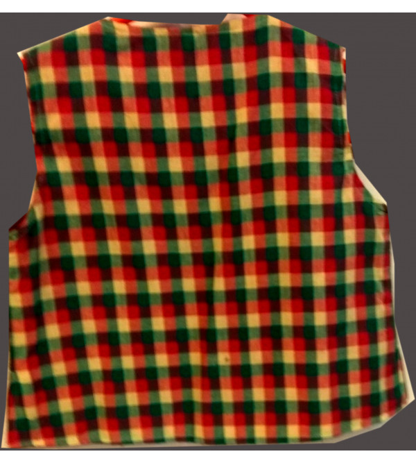 Cotton Check Print Jacket With Linning Size 6 to 8 Year
