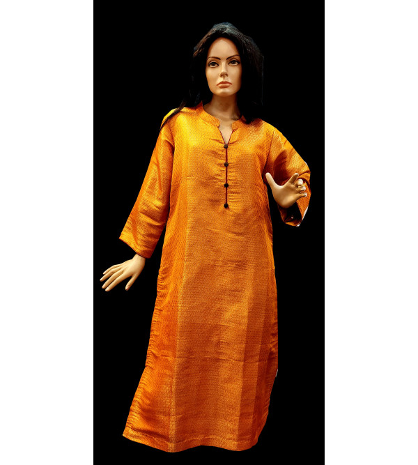  Tanchoi Silk Handwoven Banarasi Long Kurtis