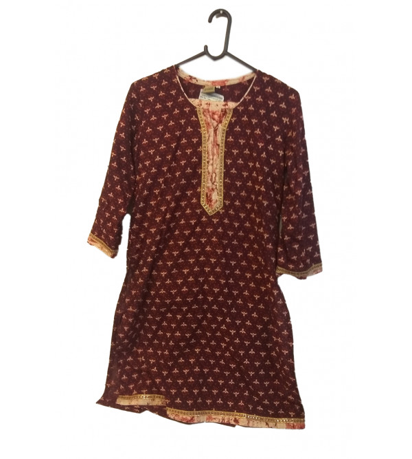 Cotton Printed Salwar Kameez Set Size 10 to 12 Yr