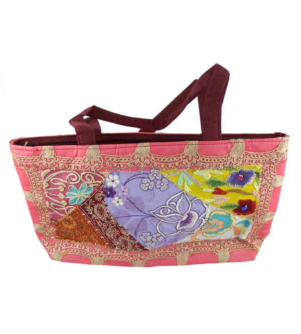 HANDICRAFT BUCKET BAG BORDER