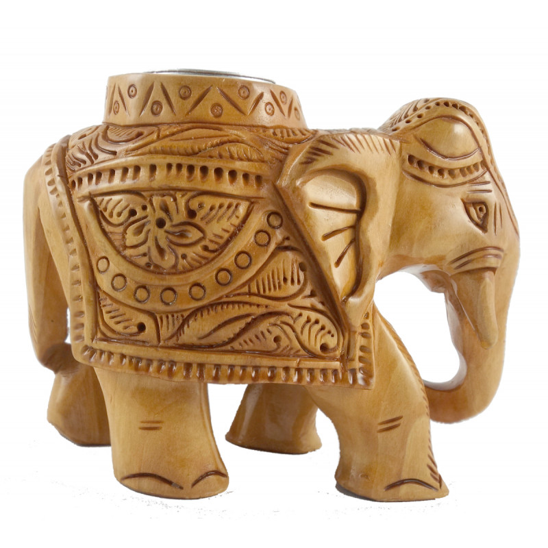 ELEPHANT CANDLE STAND 4 Inch