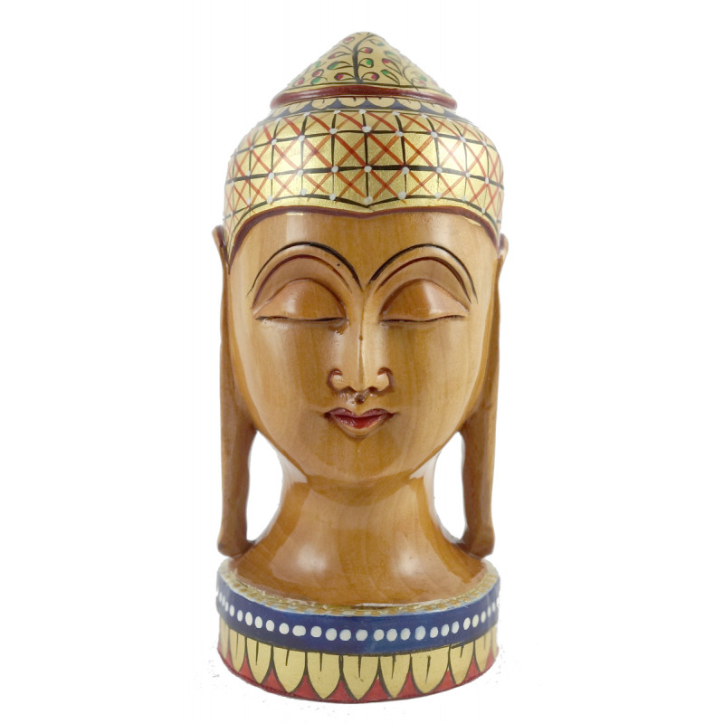 KADAM WOOD BUDDHA HEAD 4 INCH