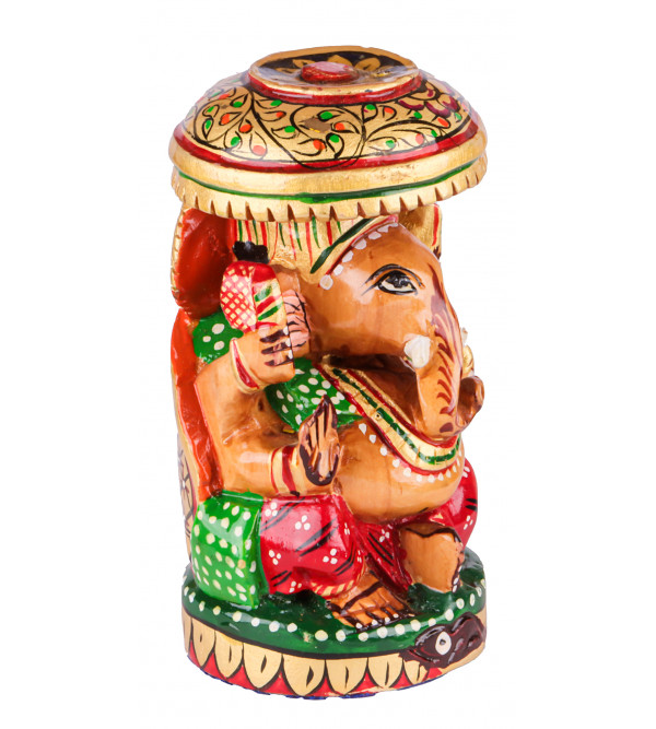 Ganesh Painted Size 4 Inch
