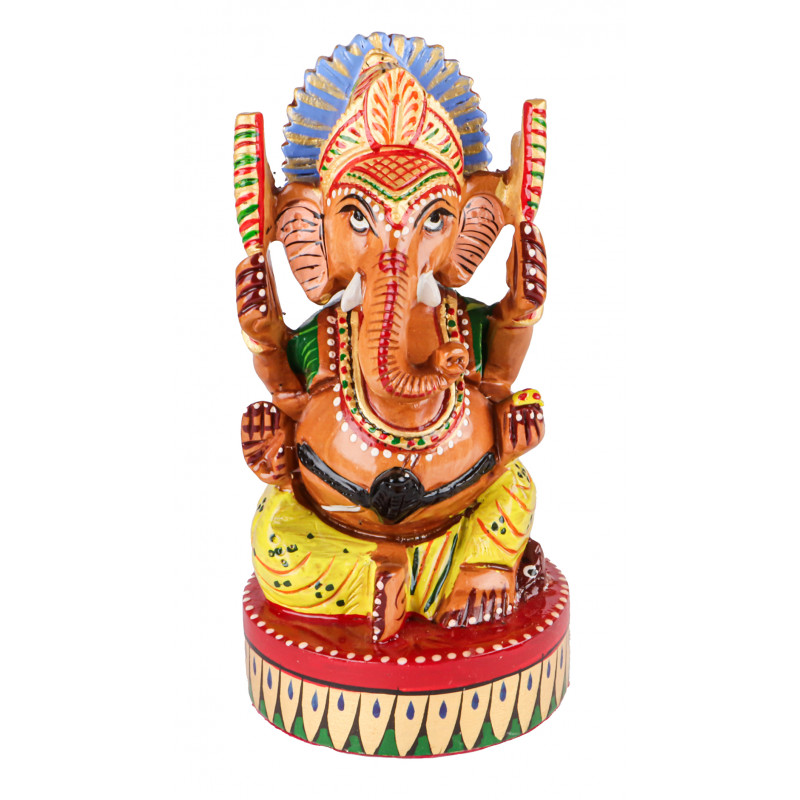 Ganesh Painted Size 6 Inch