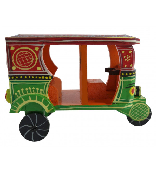 WOODEN TOYS AUTO RICKSHAW