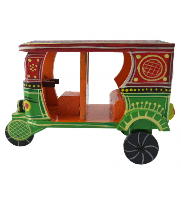 WOODEN TOYS AUTO RICKSHAW