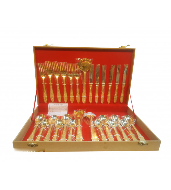 Cutlery Gold Plated 27 Pcs Set
