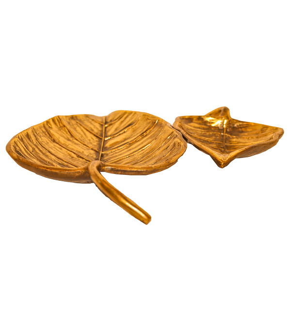 Brass Home Leaf Decor Artifact