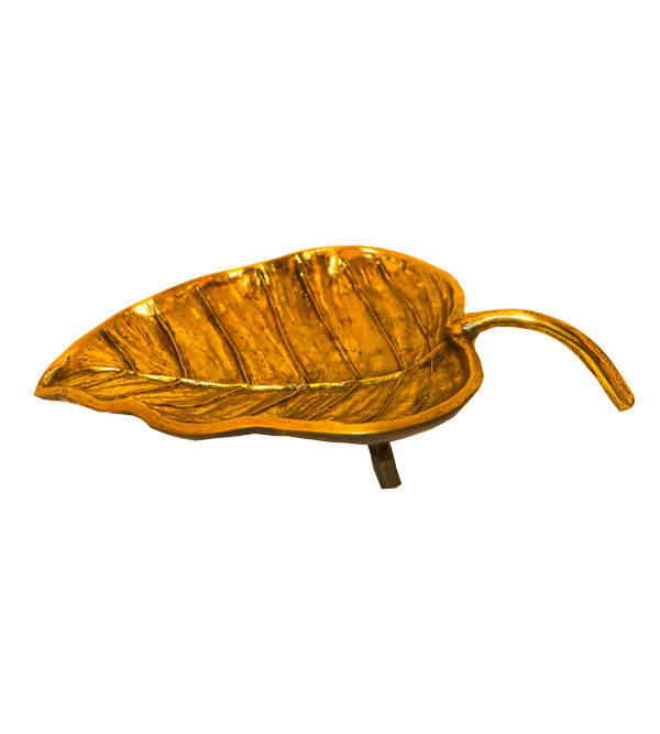 Brass Home Leaf Decor Artifact