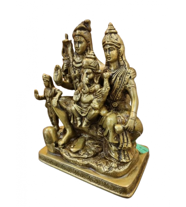 SHIV Parivar 8 INCH  Brass Home Decor