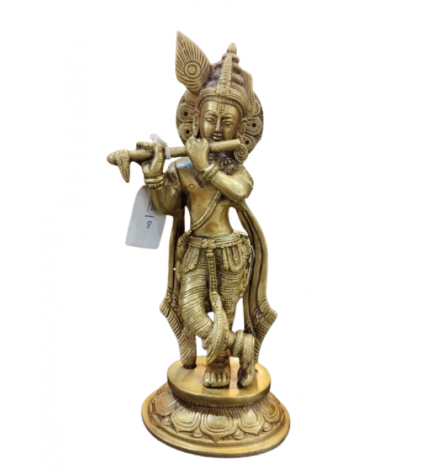 KRISHNA 9 INCH Brass Home Decor