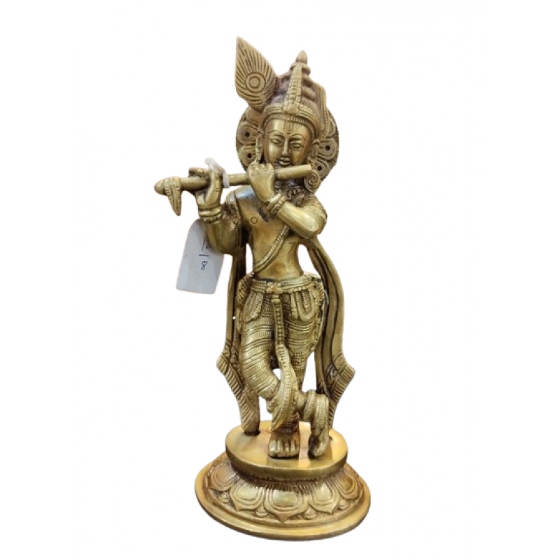 KRISHNA 9 INCH Brass Home Decor