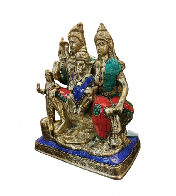 SHIV Parivaar 8 INCH Brass Home Decor