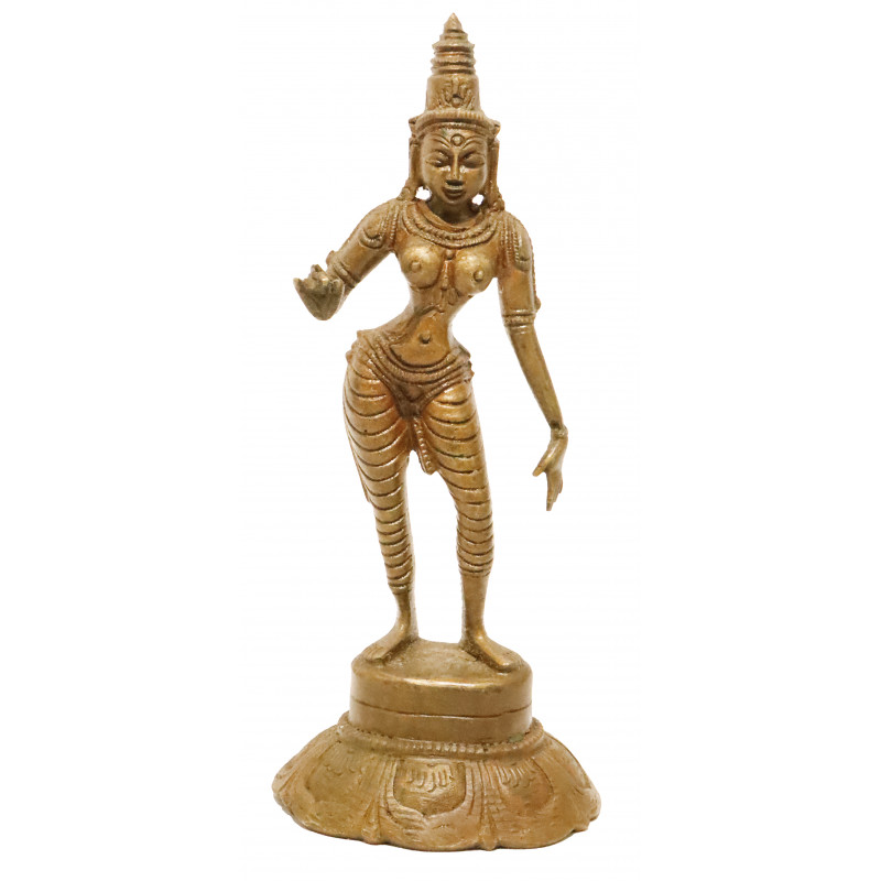 BRONZE STANDING SIVAGAMI