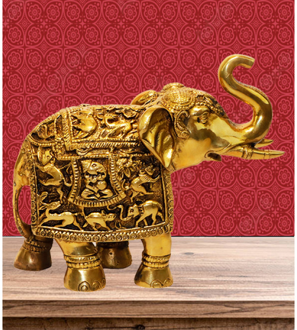 Cottage Brass Elephant