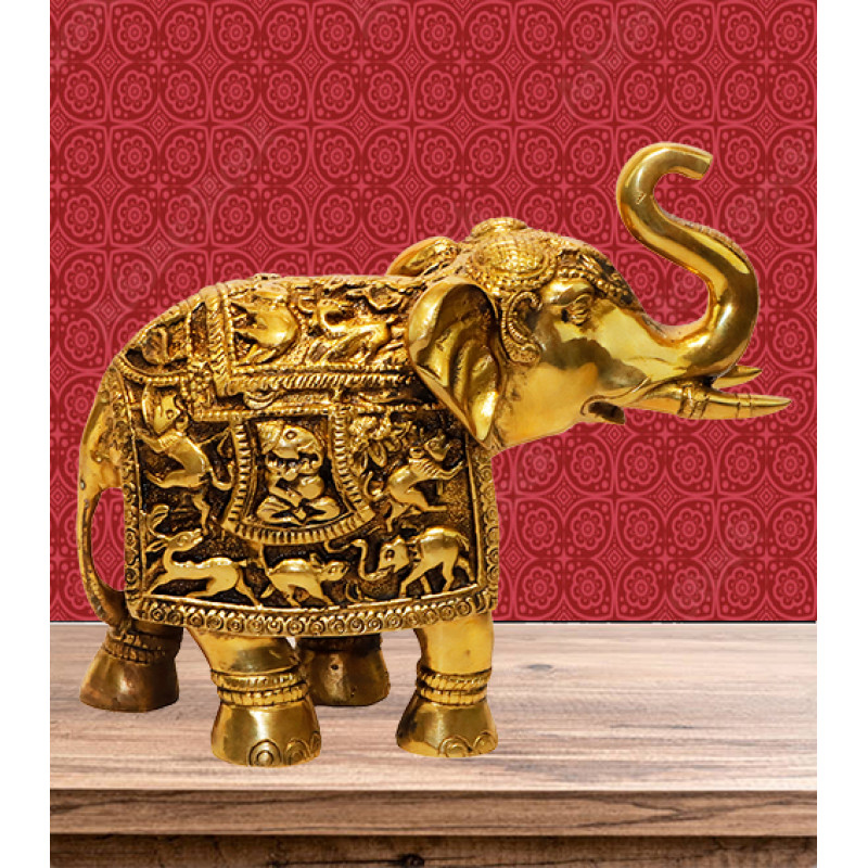 Cottage Brass Elephant