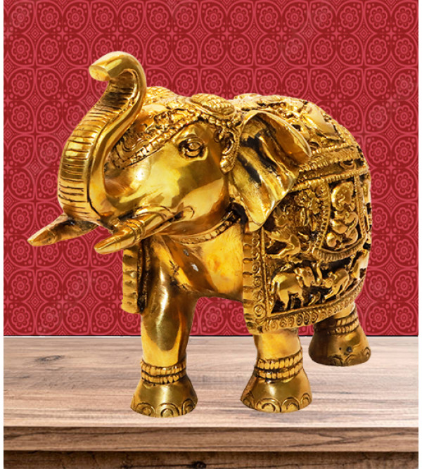 Cottage Brass Elephant