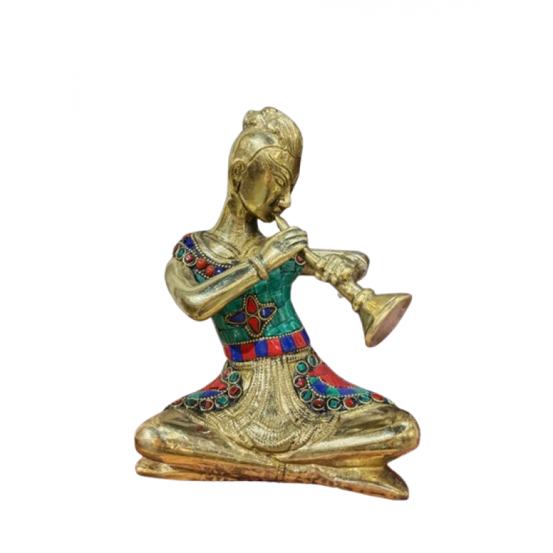 MUSICIAN FIGURE 6 INCH Brass Home Decor