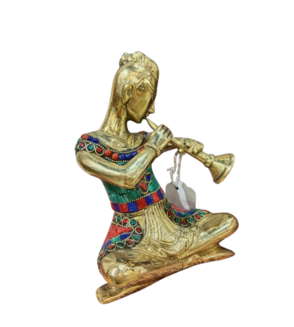 MUSICIAN FIGURE 6 INCH Brass Home Decor