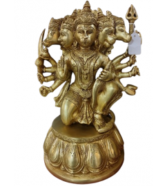 PANCHMUKHI HANUMAN  13 INCH Brass Home Decor