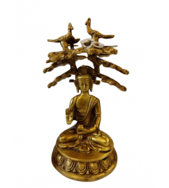 BUDDHA TREE  6.5 INCH Brass Home Decor