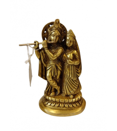 RADHA KRISHNA 5.5 INCH Brass Home Decor