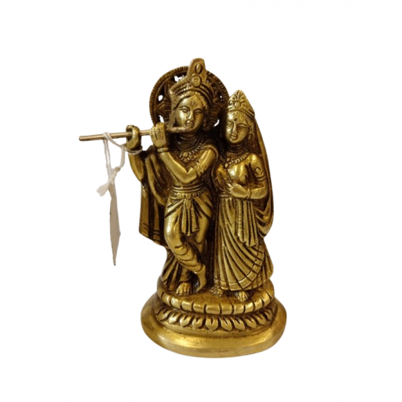 RADHA KRISHNA 5.5 INCH Brass Home Decor