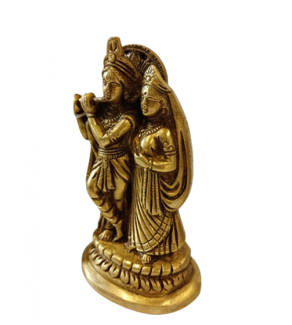 RADHA KRISHNA 5.5 INCH Brass Home Decor