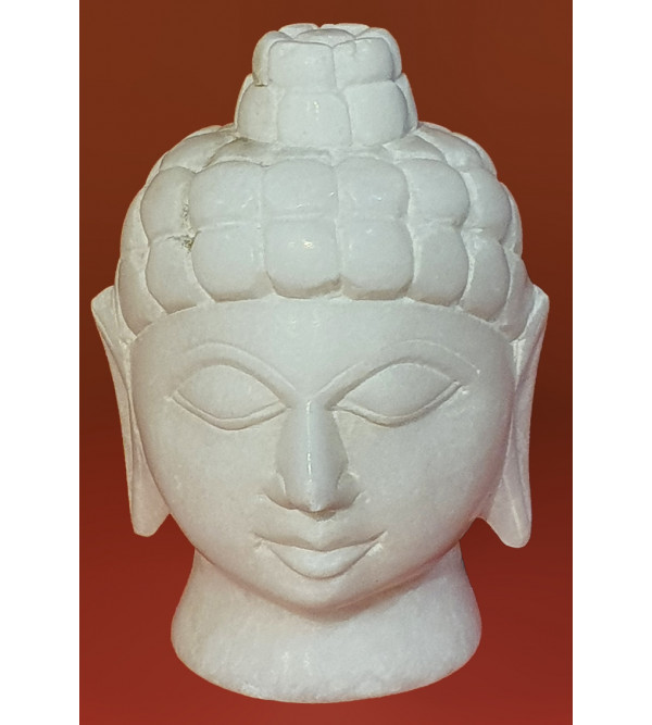 Alabaster Buddha Head Size 5 Inch